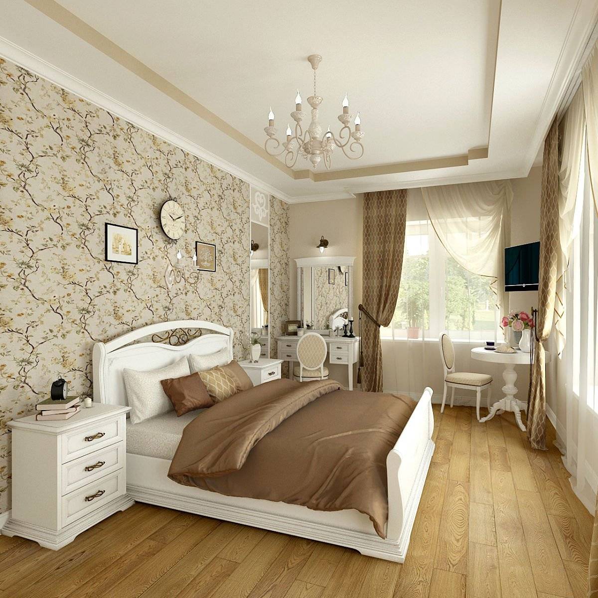 Интерьер спальни в стиле прованс: ремонт + дизайн | 16 фото