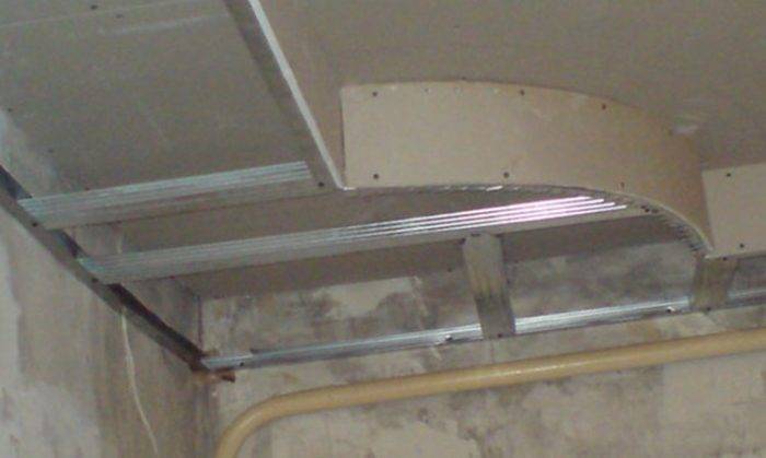 Двухуровневый потолок из гипсокартона своими руками: пошаговая интсрукция