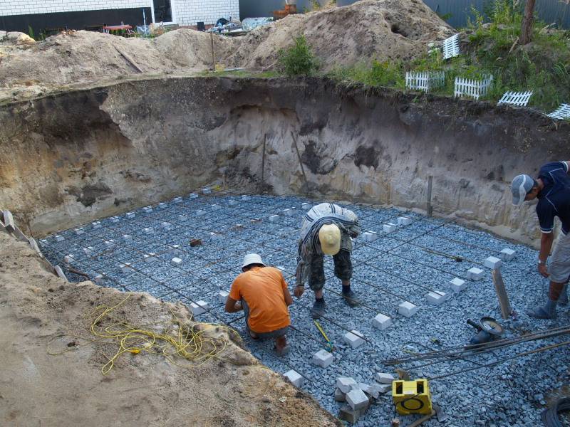  из бетона своими руками – строительство бетонного бассейна