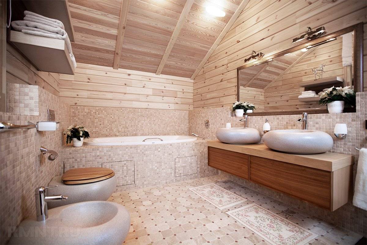 Пароизоляция в ванной комнате в каркасном доме из osb