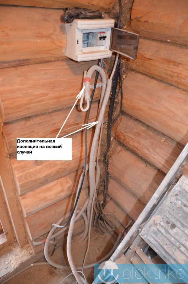 Электрика в деревянном доме - ввод электричества, монтаж электропроводки