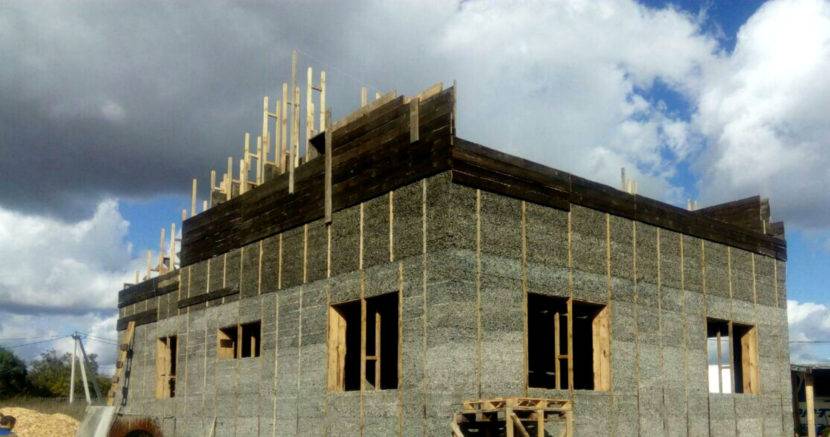 Как построить дом своими руками из опилкобетона арболита народный строитель андрюха