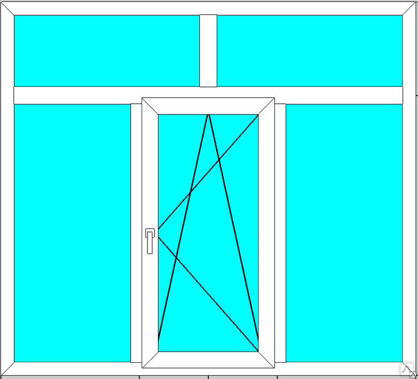 Двухстворчатые окна: разновидности и варианты конструкций