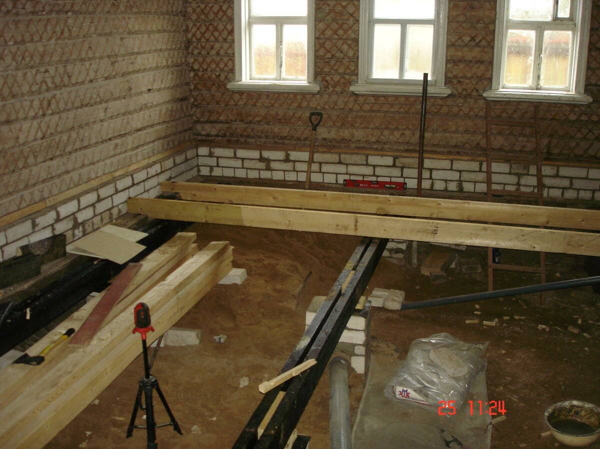 Ремонт пола в деревянном доме своими руками, реставрация в частном доме с деревянным перекрытием, замена пола в сталинке, фото и видео