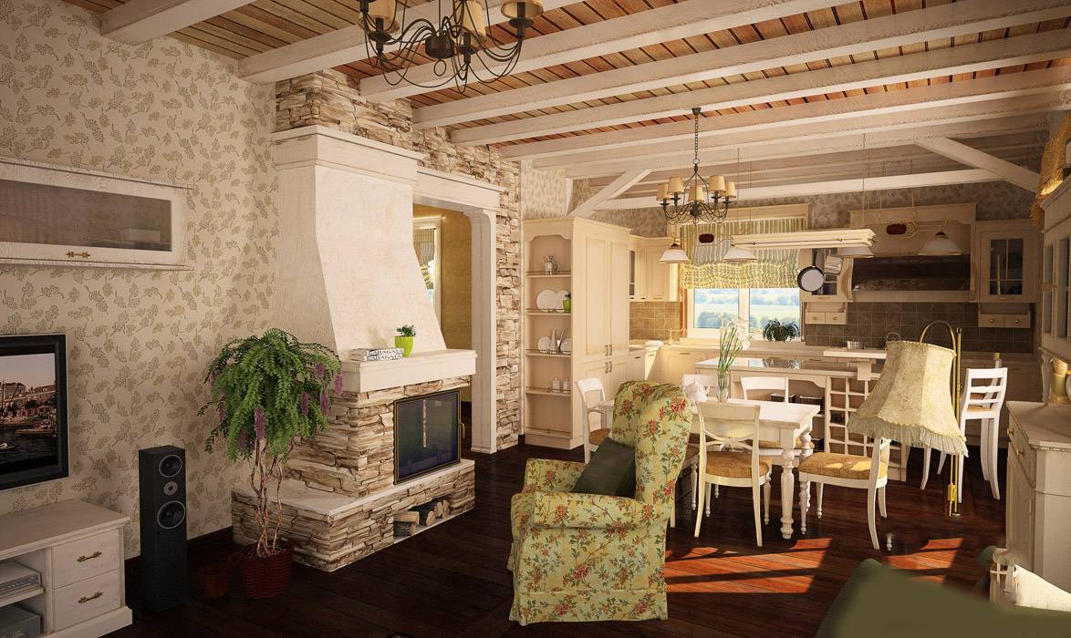 Гостиная в стиле прованс: 57 фото в интерьере, идеи для дома и примеры с камином