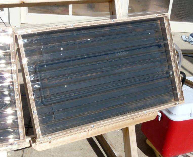 Как сделать солнечный коллектор для нагрева воды своими руками