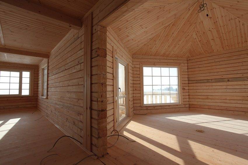 Отделка деревянного дома внутри в современном стиле