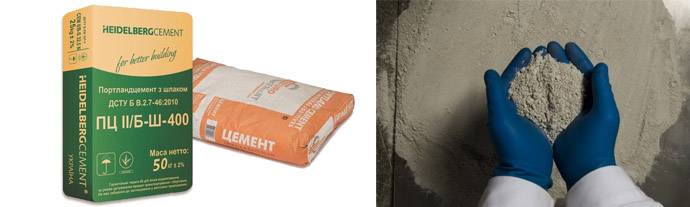 Цемент в мешках: какой вес и объем