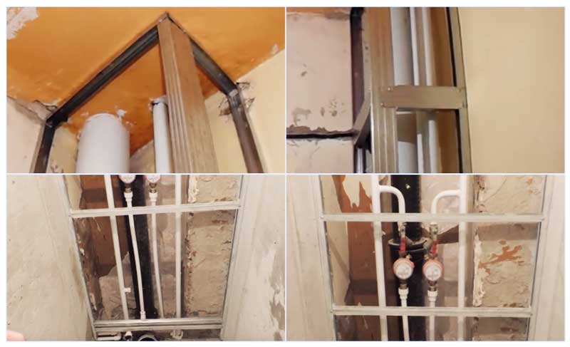 Как спрятать трубы отопления в частном доме или квартире: прячем в стене или используем декоративный короб