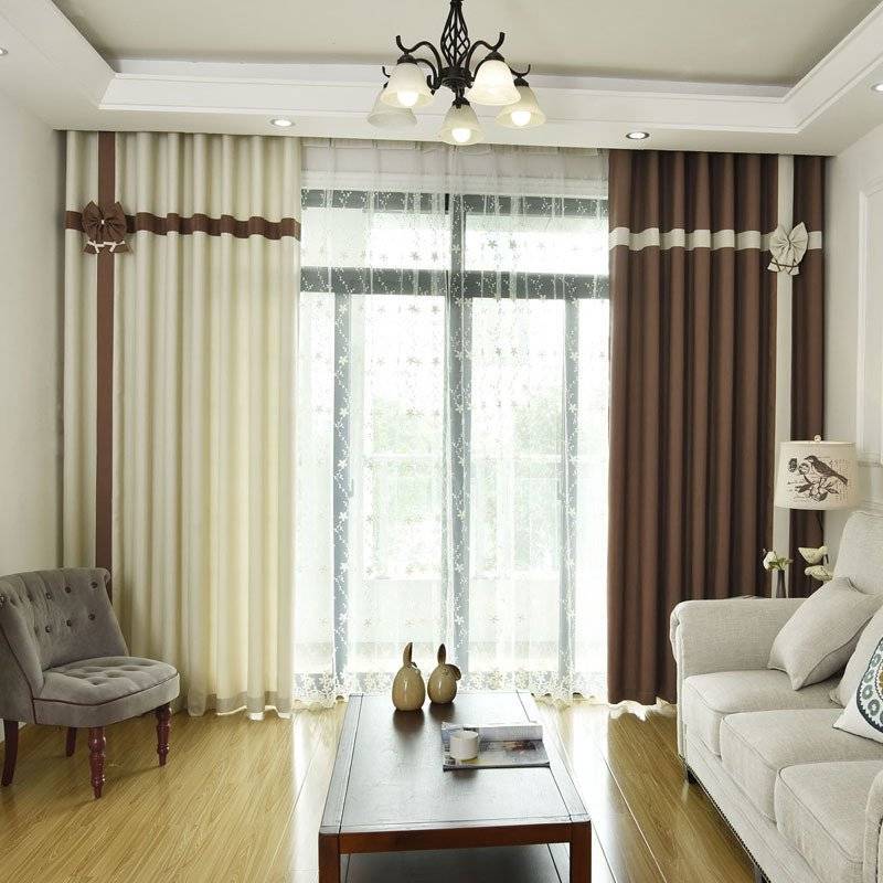 Занавески в гостиную - стильные идеи дизайна. выбор цветовых решений, стиля и материалов занавесок (130 фото)