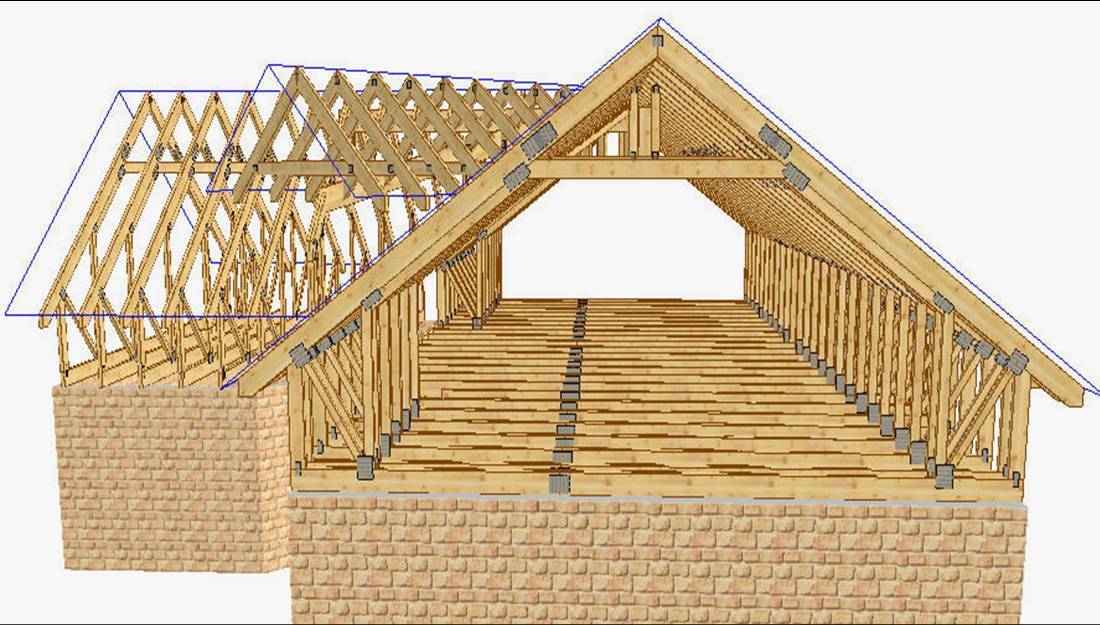 Конструкция крыши деревянного дома особенности каркаса и монтажа