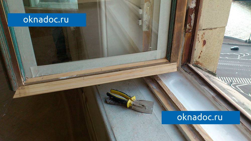 Реставрация деревянных окон своими руками – конкретный пример