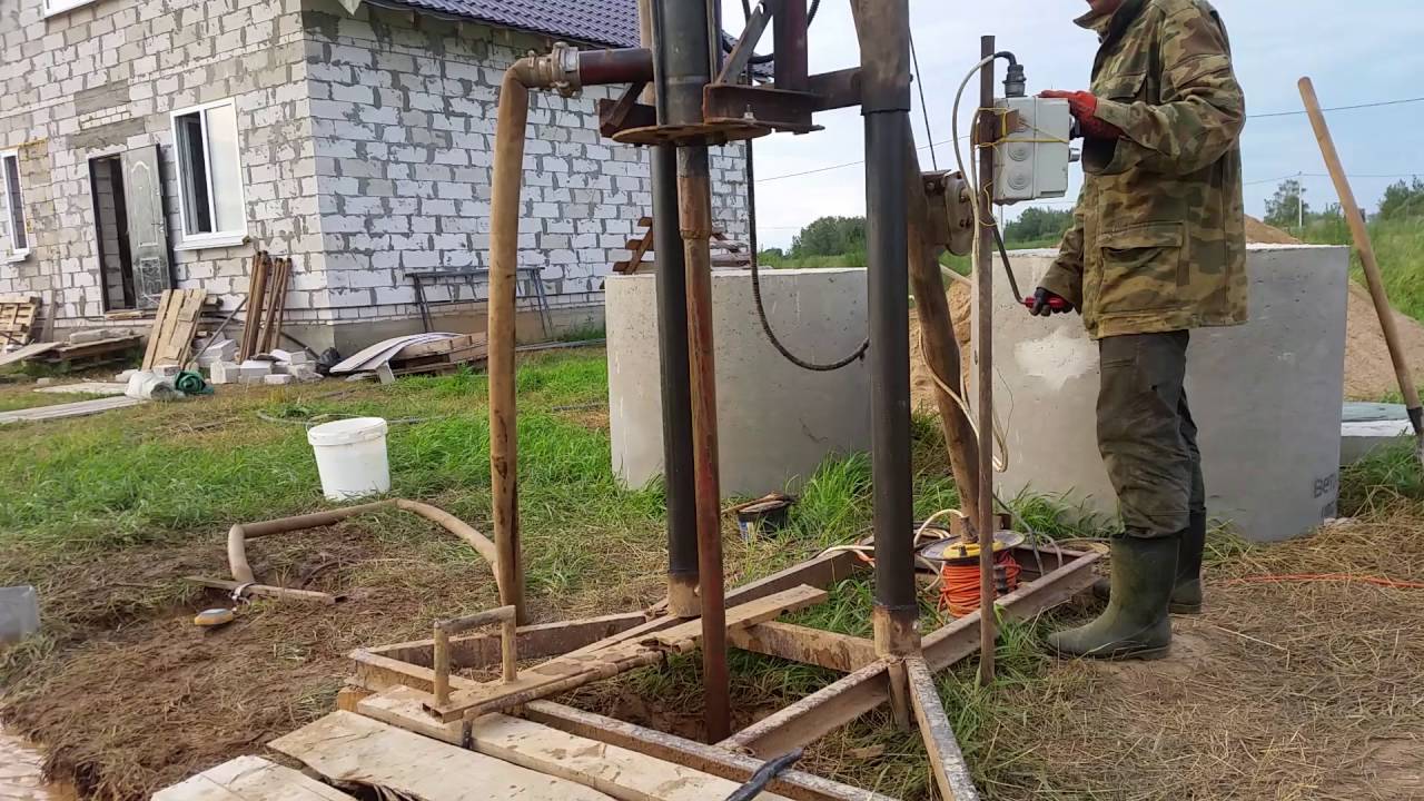 Как пробурить скважину на воду своими руками