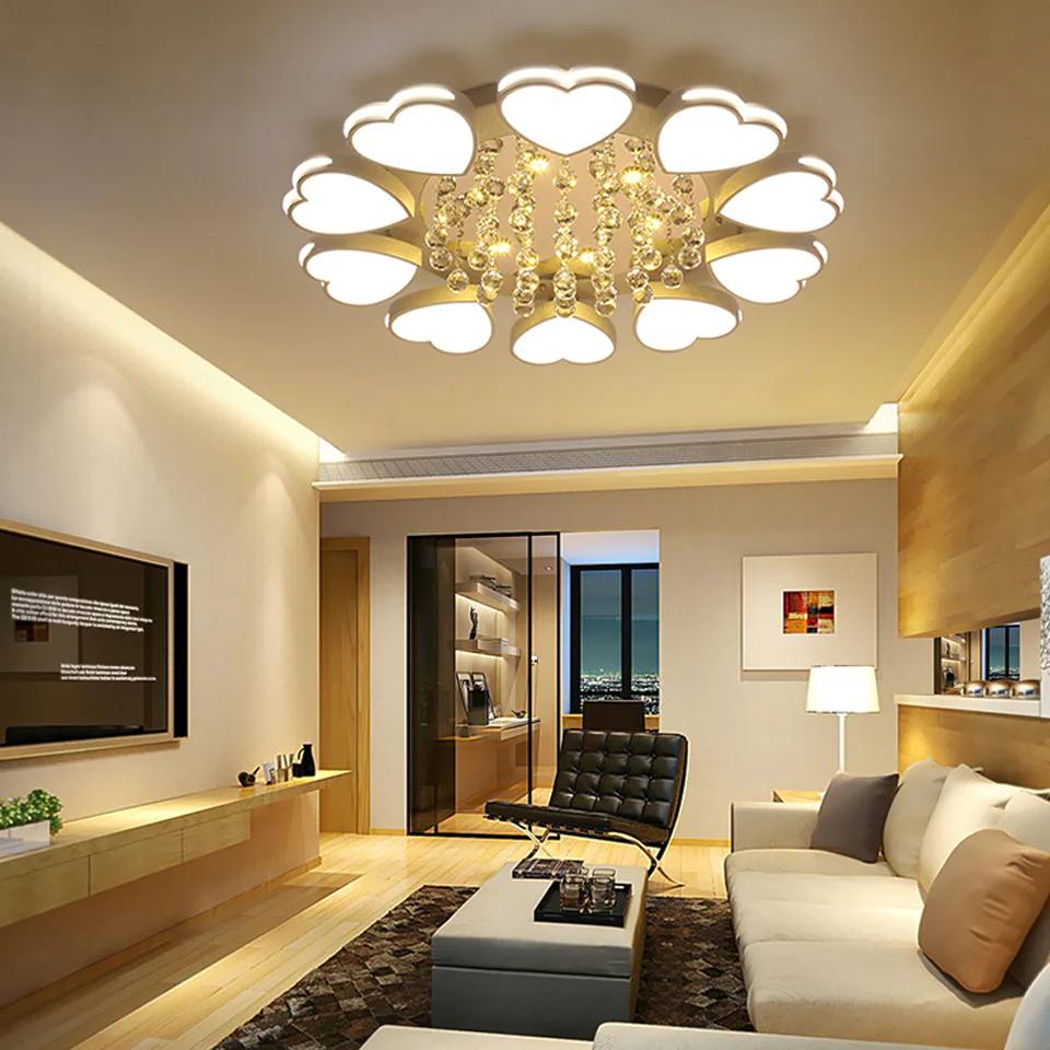 Дизайн освещения потолка