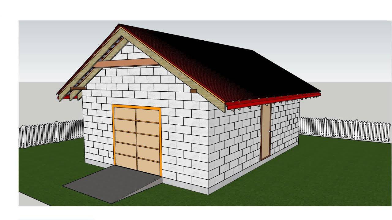 Теплый и долговечный гараж из газобетона – строим сами