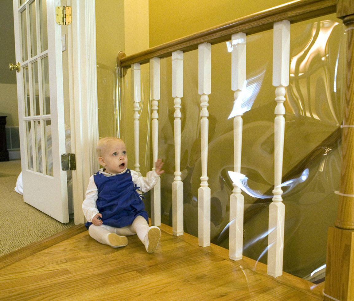 Ограждения лестницы для безопасности детей