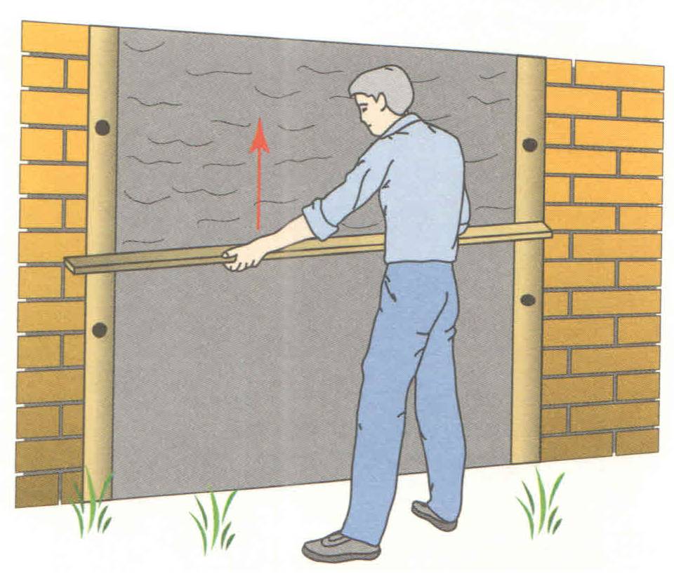 Как работать правилом при оштукатуривании стен