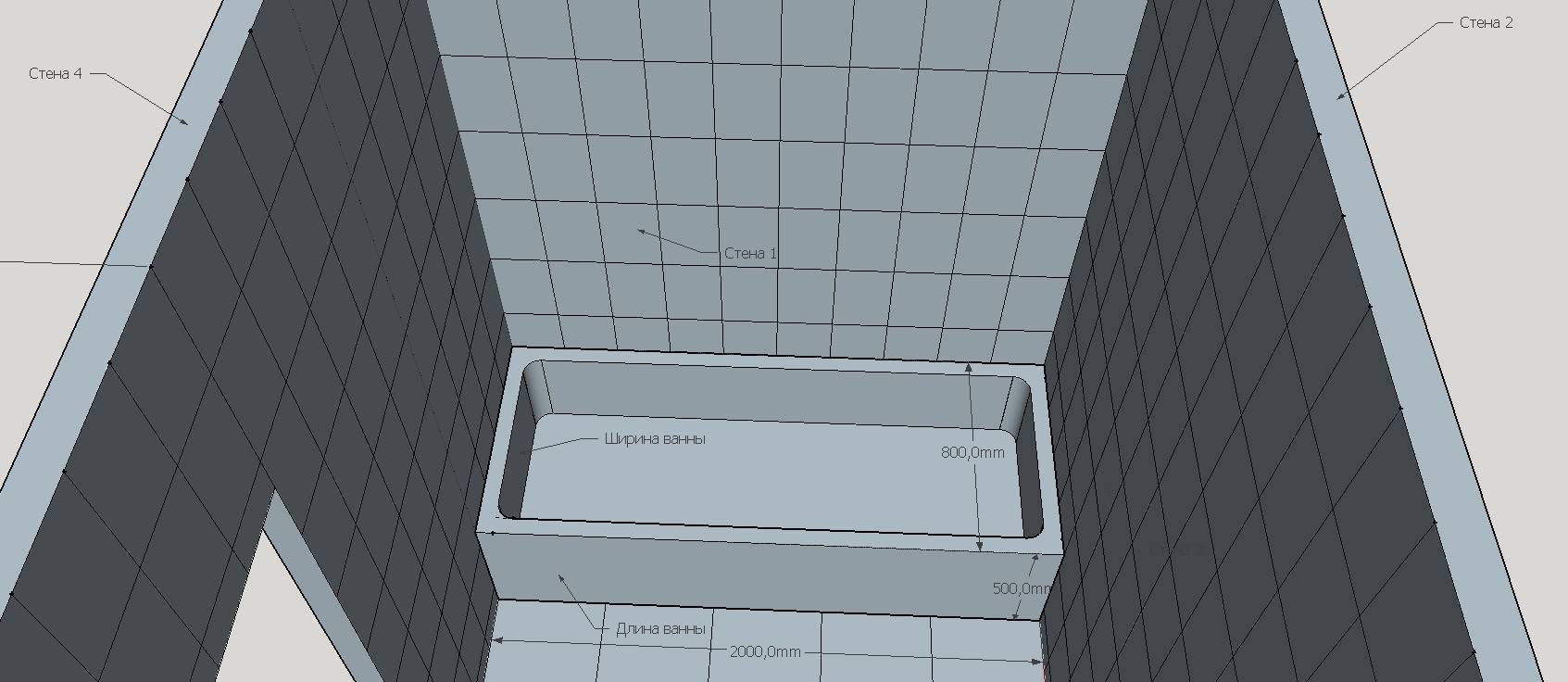 Удобный, онлайн калькулятор плитки для ванной