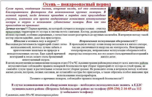 Описание дома после пожара образец