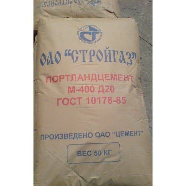 Плотность бетона м 400: состав, пропорции, расход