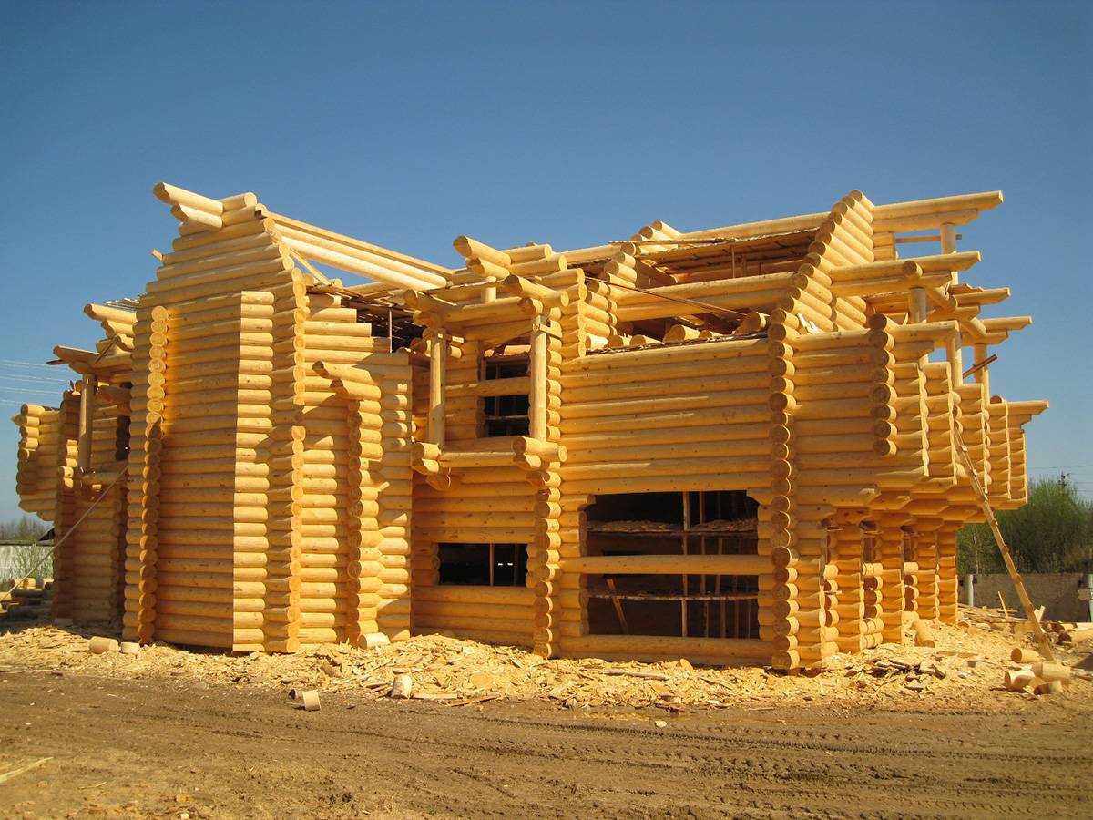 Нюансы строительства бревенчатого дома