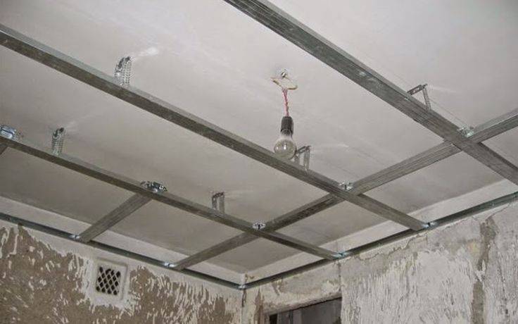 Одноуровневый потолок из гипсокартона (45 фото): особенности одноуровневых конструкций из гкл