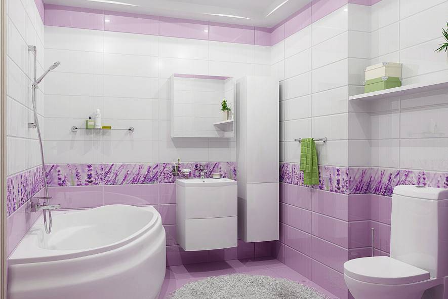 Как подобрать плитку для маленькой ванной комнаты: советы выбора