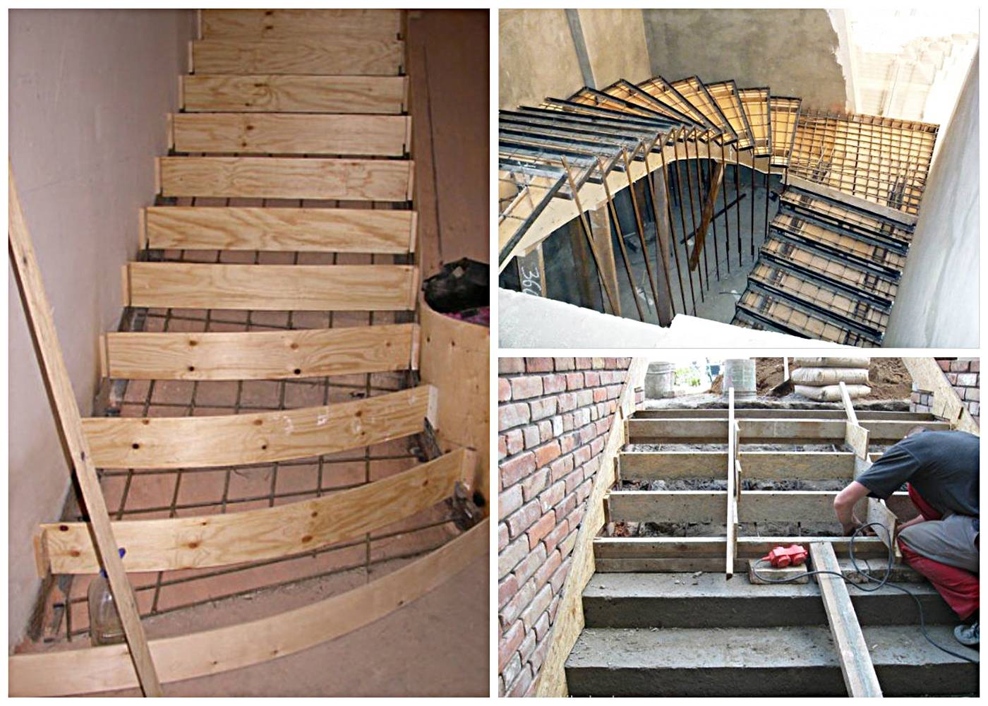 Изготовление монолитной лестницы из бетона самостоятельно