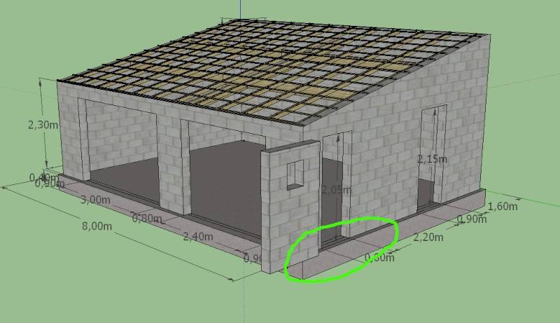 Как пристроить гараж к дому из пеноблоков? takra.ru