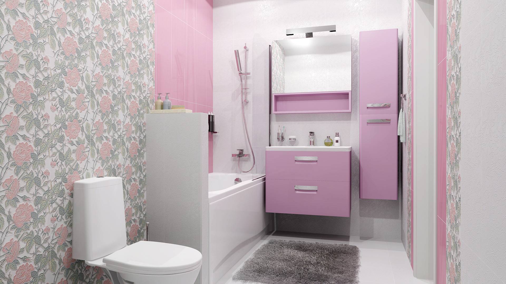 Обои в туалете: 6 интересных способов оформления | дневники ремонта obustroeno.club