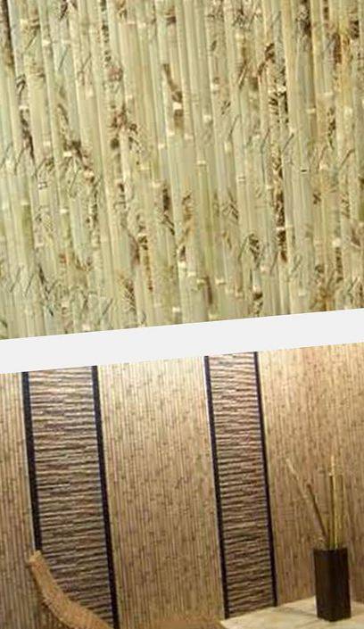 Бамбуковые обои в интерьере – особенности и идеи оформления