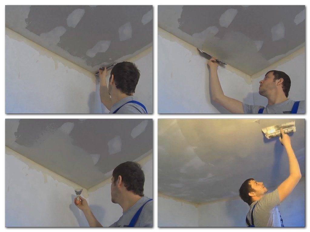 Пошаговая инструкция шпаклевки потолка в квартире: описание этапов, самостоятельно, для новичков | ремонтсами! | информационный портал