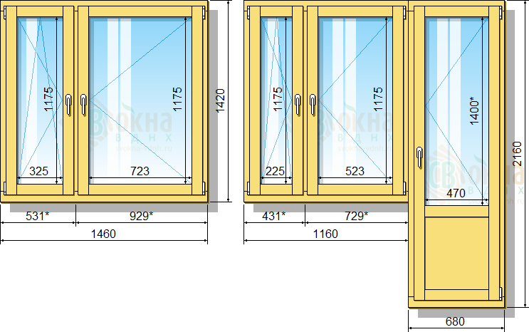 Стандартный размер окна в кирпичном доме - ремонт и стройка
