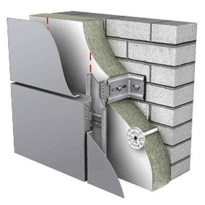 Монтаж вентилируемых фасадов навесных - технология и стоимость