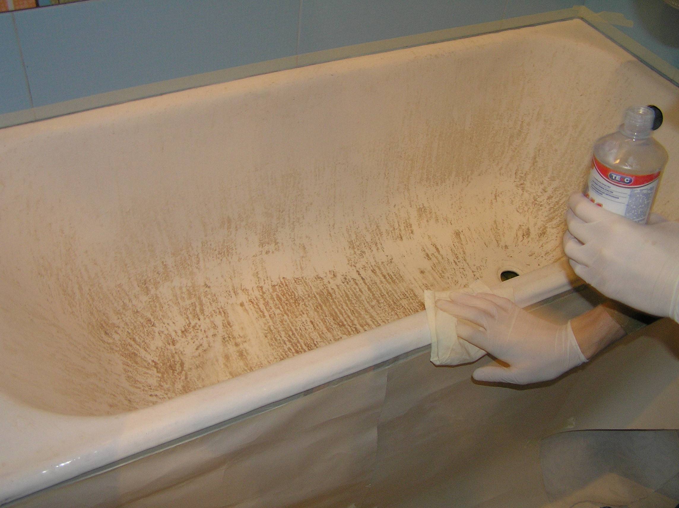 Реставрация ванны чугунной – как обновить старое изделие своими руками?
