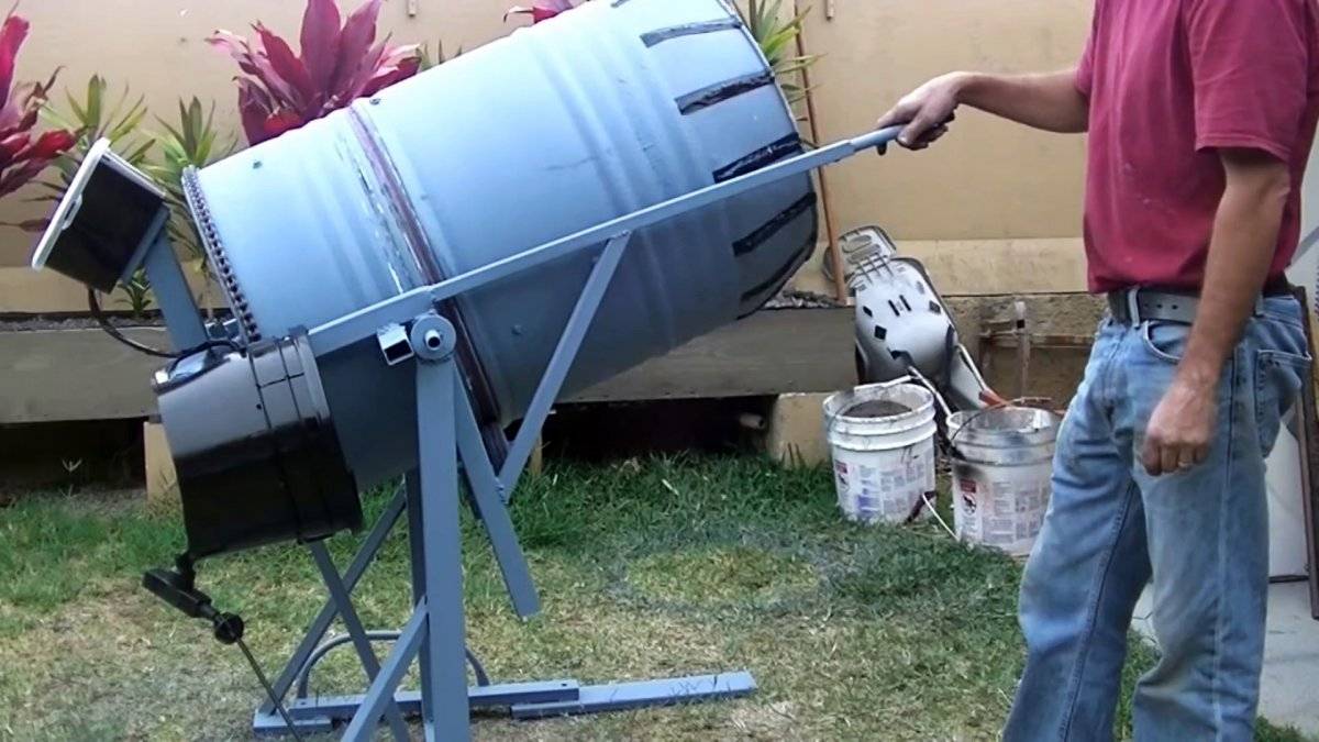 Как сделать бетономешалку из стиральной машины