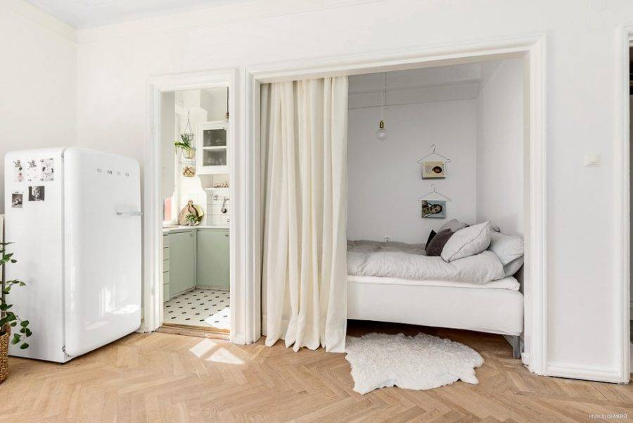 Разнообразие дизайнов однокомнатных квартир с нишами - о комнате