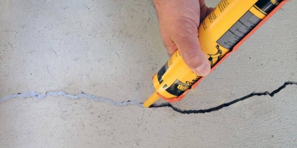 Заделка трещин в бетоне своими руками: как и чем заделать?