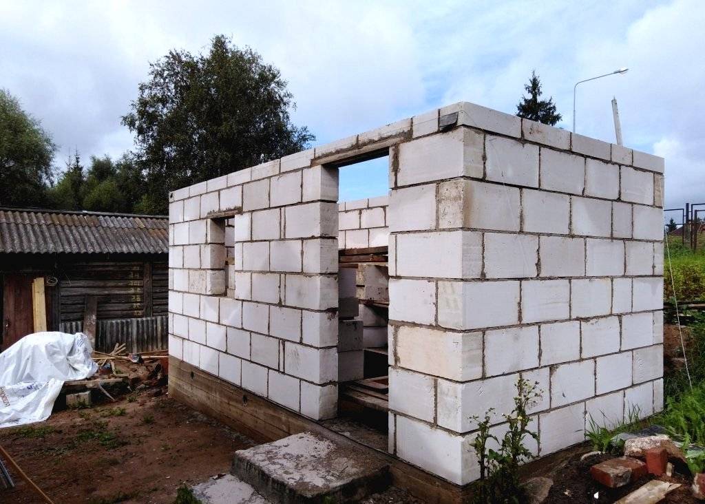 Как построить баню из газобетона: плюсы и минусы постройки