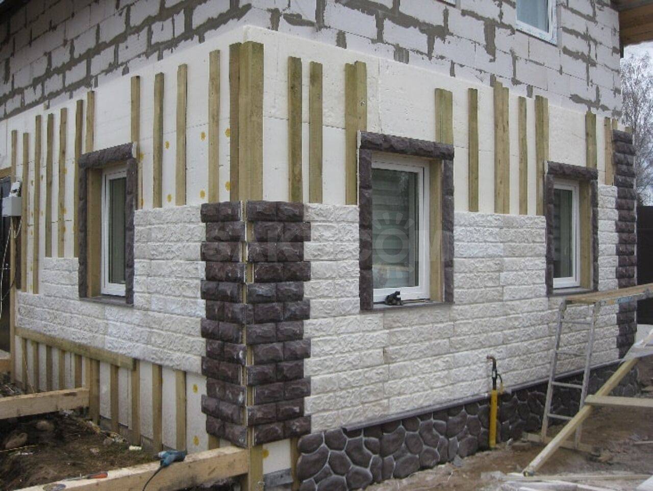 Чем утеплить фасад дома из газосиликатных блоков, утепление газосиликатных стен