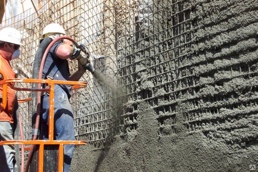 Торкретирование бетона: методы и технология выполнения