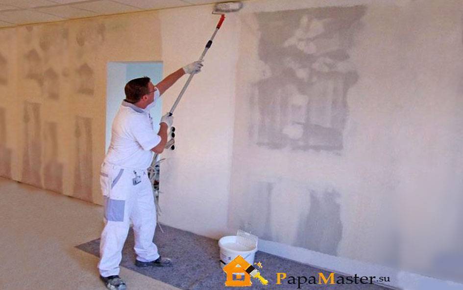 Покраска стен из гипсокартона своими руками