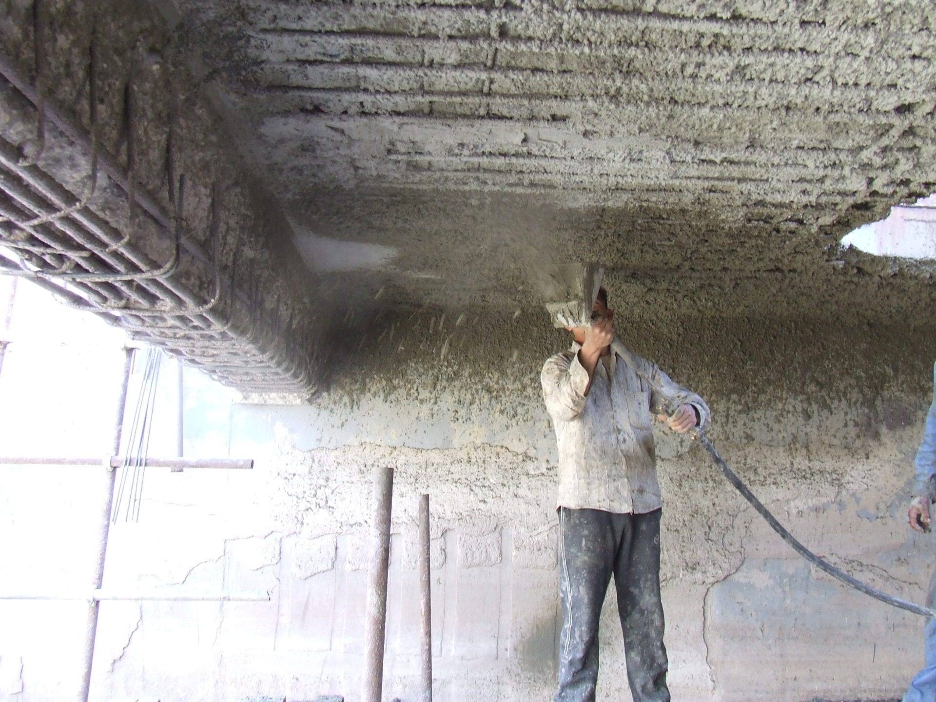 Торкрет (набрызг) бетон, торкретирование бетона: что это такое, технология