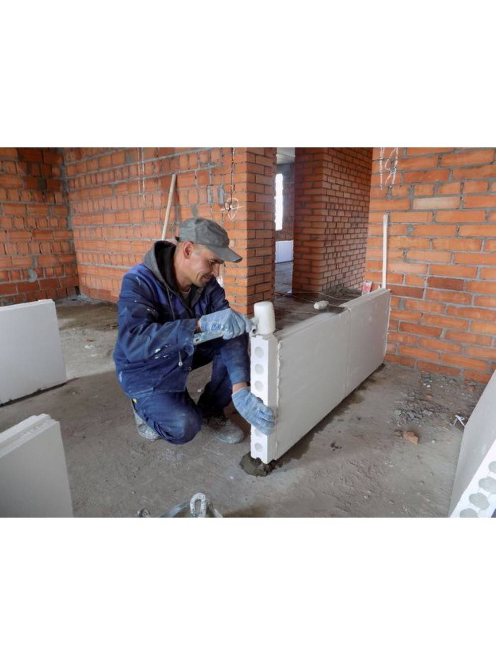 Монтаж пазогребневых плит: технология возведения стен и перегородок