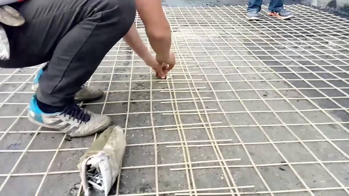 Армирование стяжки пола, снип и бетонного пола по грунту