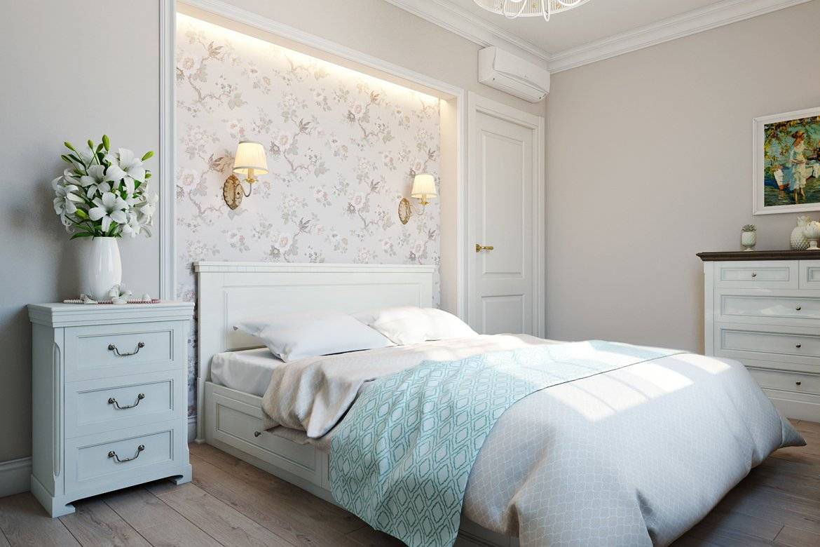 Белая спальня (150 фото) - красивые варианты дизайна