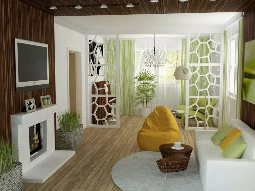 Шкаф как перегородка для разделения комнаты