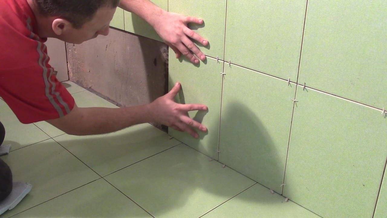 Как правильно укладывать плитку в ванне