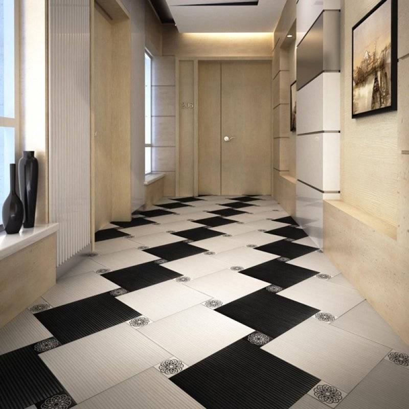 Напольная плитка для кухни и коридора (47 реальных фото): выбираем дизайн и способ укладки