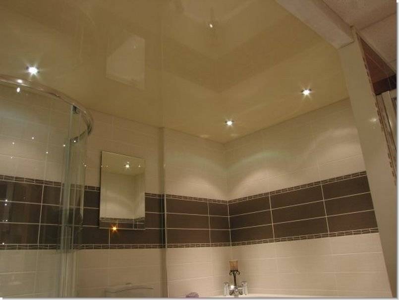 Какой потолок для ванной выбрать?